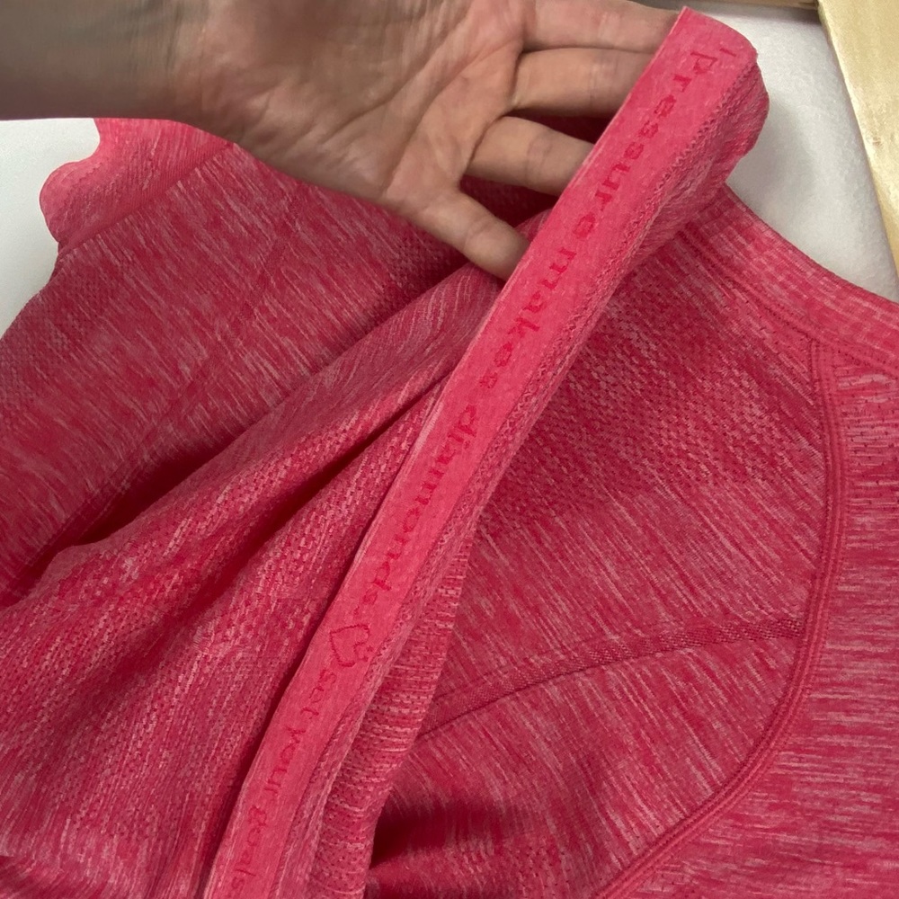 Lululemon Swiftly Tech Pink Short Sleeve T-Shirt 6 - Picture 7 of 9